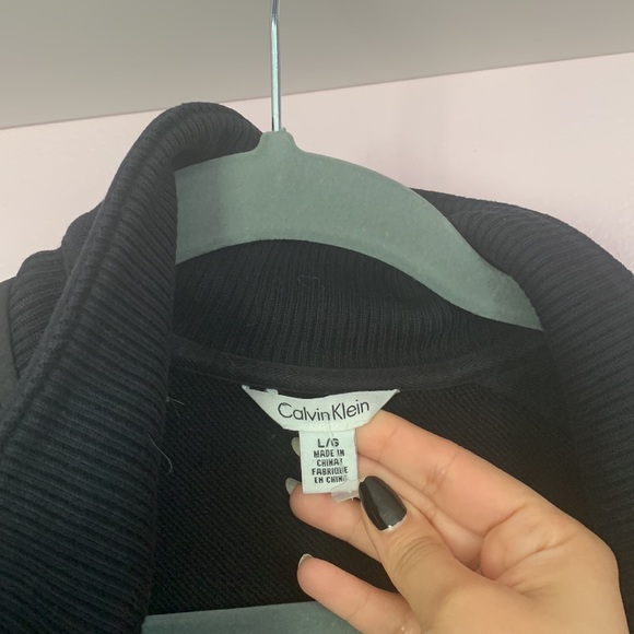 Calvin Klein vest black size L zipper not working 100% cotton - Picture 5 of 8